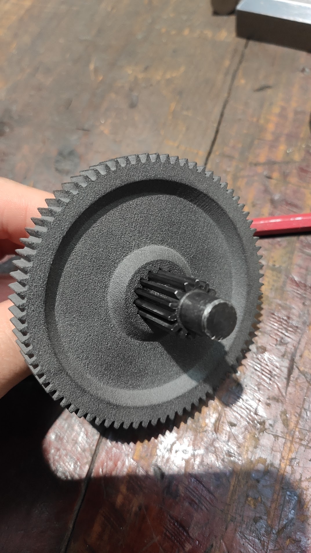 Fabricación engranaje a medida con dientes interiores
